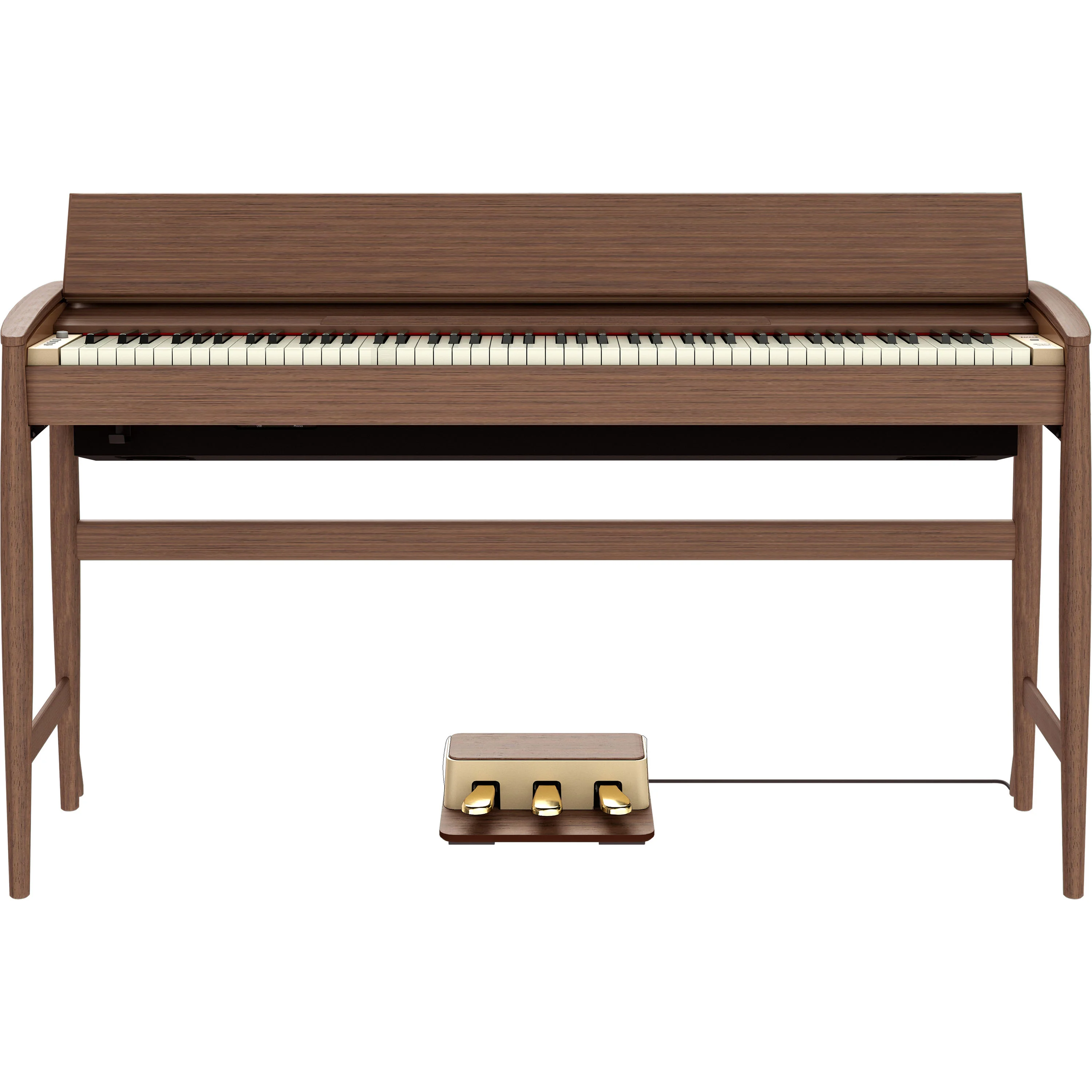 Roland Kiyola KF-20 Digitalpiano Walnuss Vorderansicht